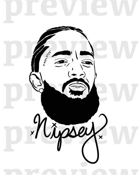 Unveiling Nipsey Hussle's Iconic Silhouette: A Tribute to Hip-Hop Legend